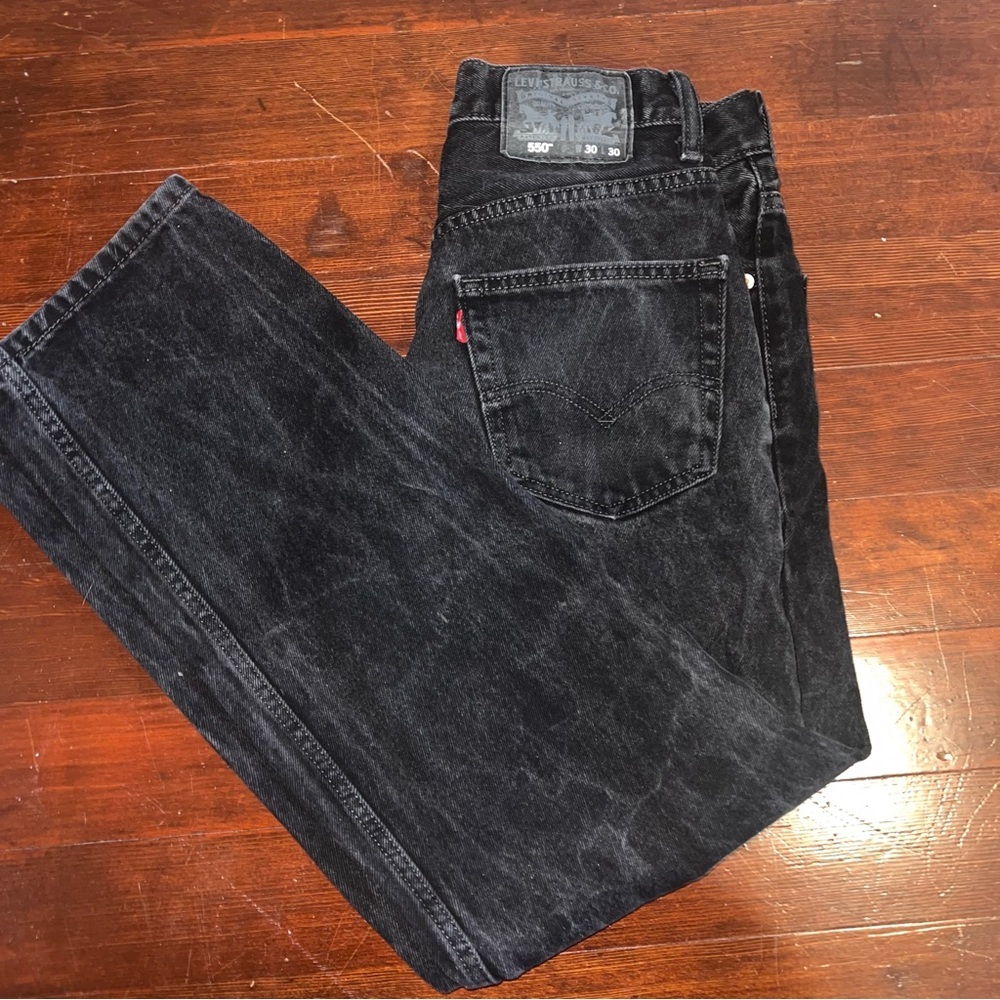 Levi 550 Black Men’s Jeans Size W30 L30